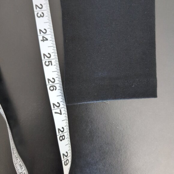 PINK Victoria's Secret Yoga Pants Size XS Black White Dog Logo Activewear (L) - Picture 5 of 5